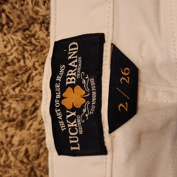 Lucky Brand White Charlie Capri - Picture 4 of 10